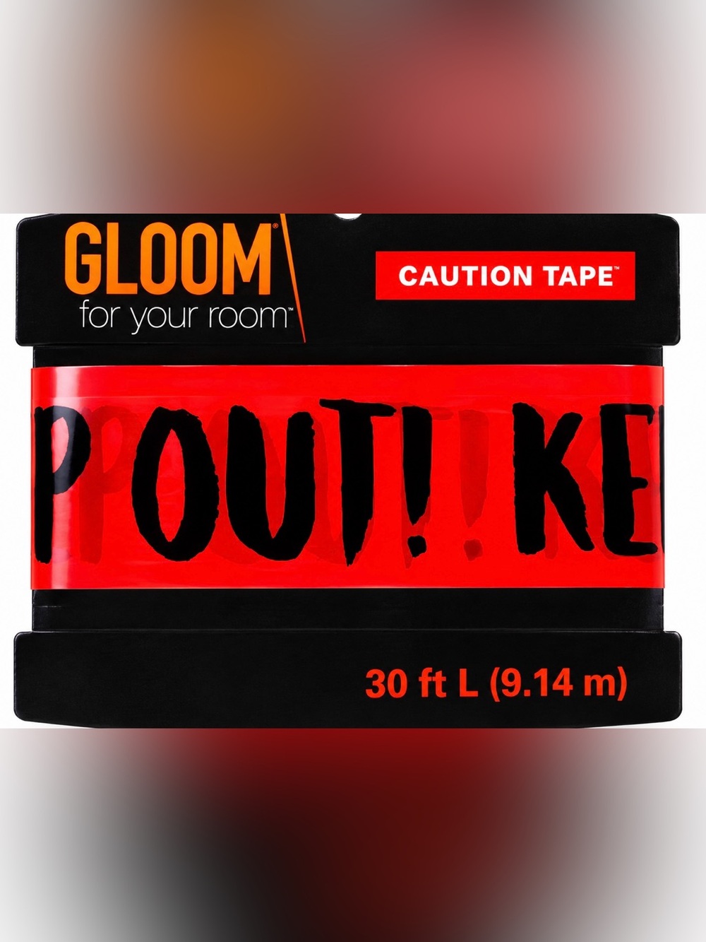 Keep Out Caution Tape Halloween Decoration